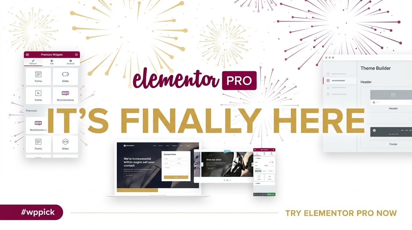 elementor pro wordpress websites builder feature 1 - Wordpress Pick