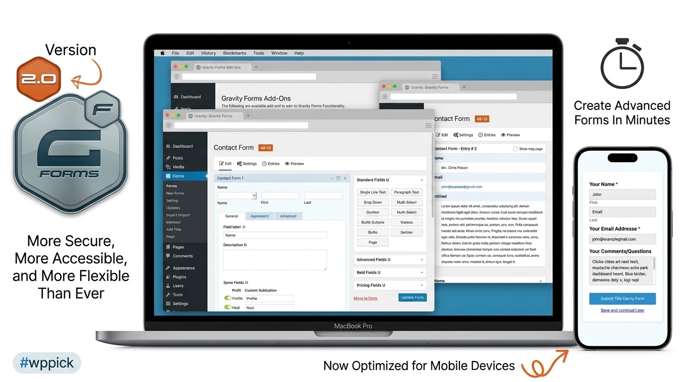 gravity forms the best wordpress form plugin form builder feature 1 - Download the Best WordPress Plugins in One Place​
