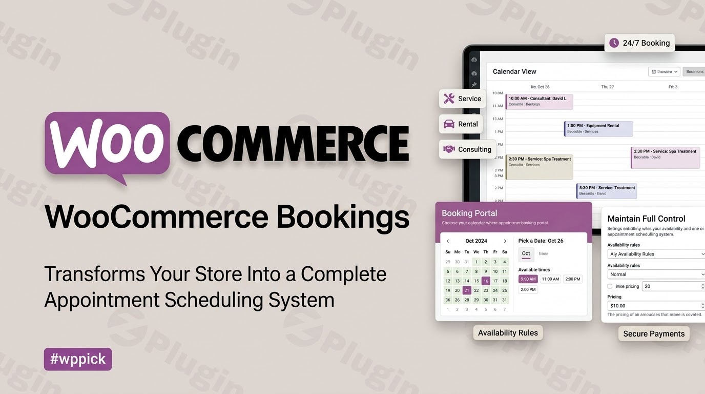 woocommerce bookings feature 1 - Download the Best WordPress Plugins in One Place​