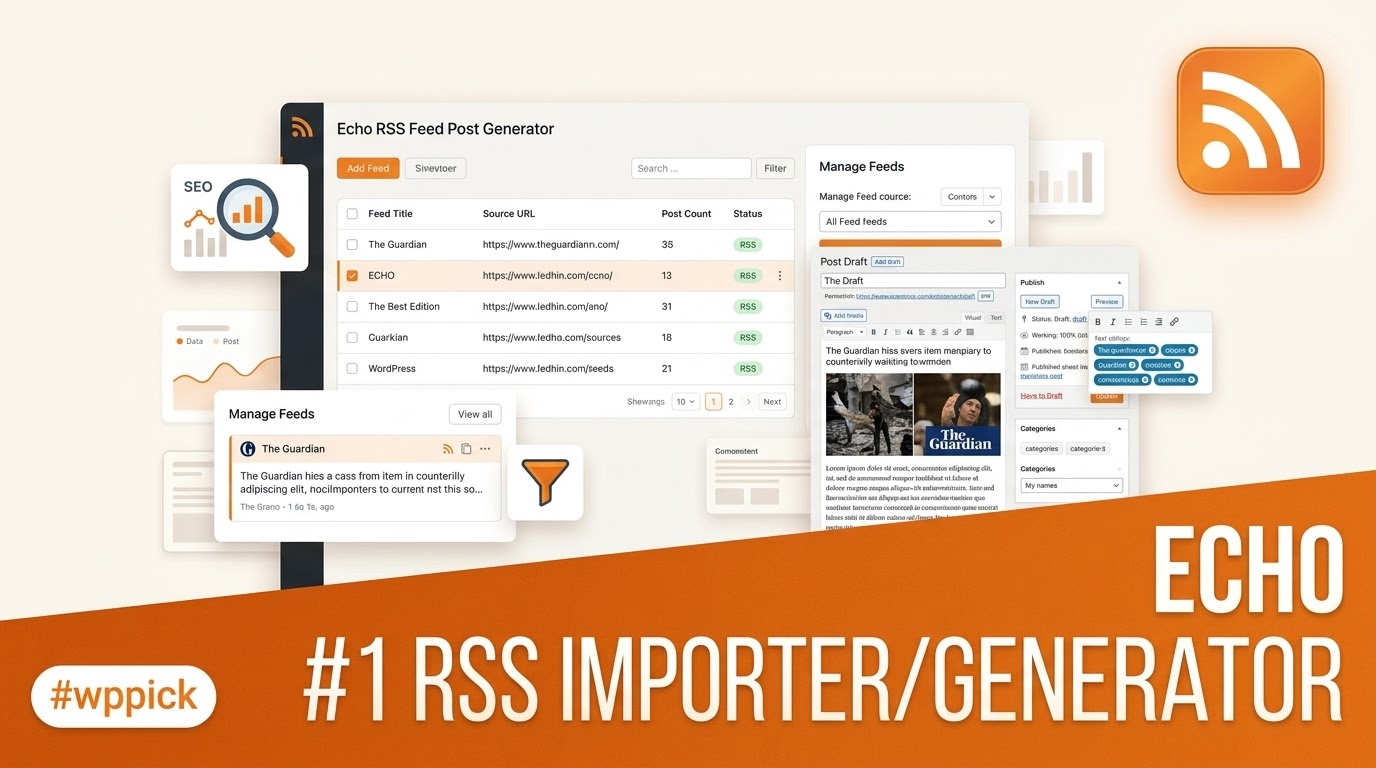 Echo Rss Feed Post Generator Plugin For WordPress v5.4.9 echo rss feed post generator plugin for wordpress v5 4 9 feature - Echo Rss Feed Post Generator Plugin For Wordpress v5.4.9
