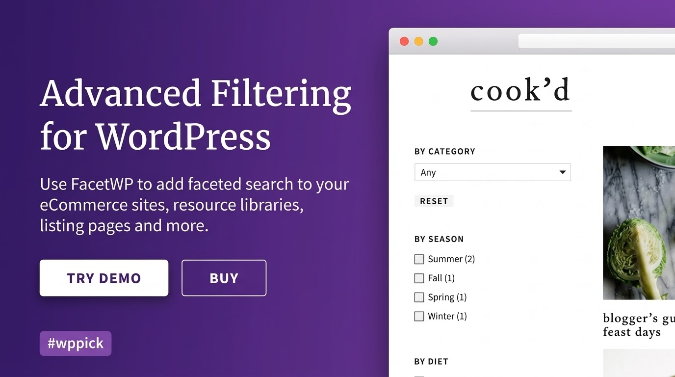 facetwp advanced filterings plugin for wordpress feature - Download the Best WordPress Plugins in One Place​