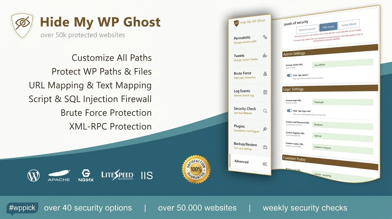 hide my wp ghost premium for wp feature 1 - Download the Best WordPress Plugins in One Place​