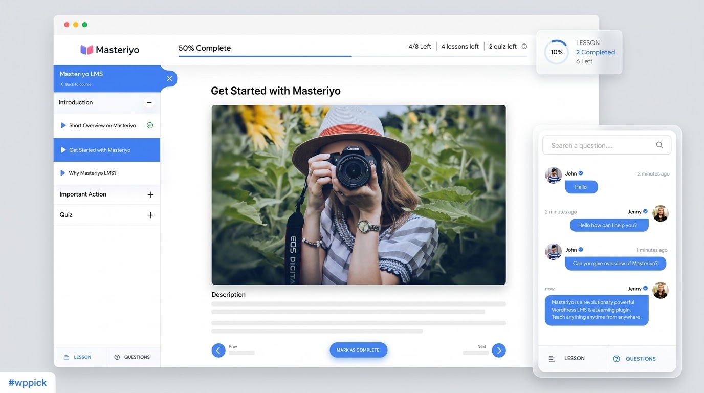 Masteriyo Pro – Create & Sell Online Courses masteriyo pro create sell online courses feature - Masteriyo Pro - Create & Sell Online Courses