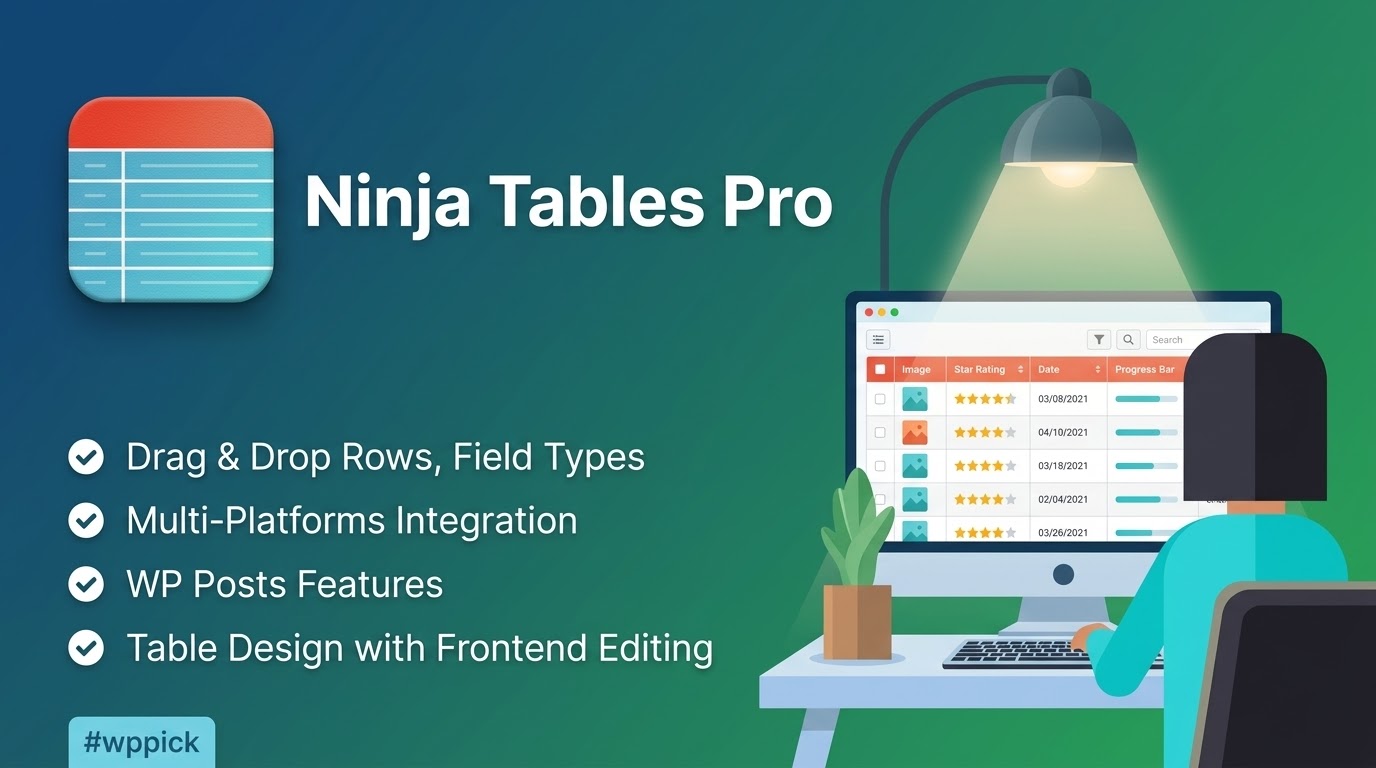 ninja tables pro the fastest and most diverse wp datatables plugin feature - Download the Best WordPress Plugins in One Place​