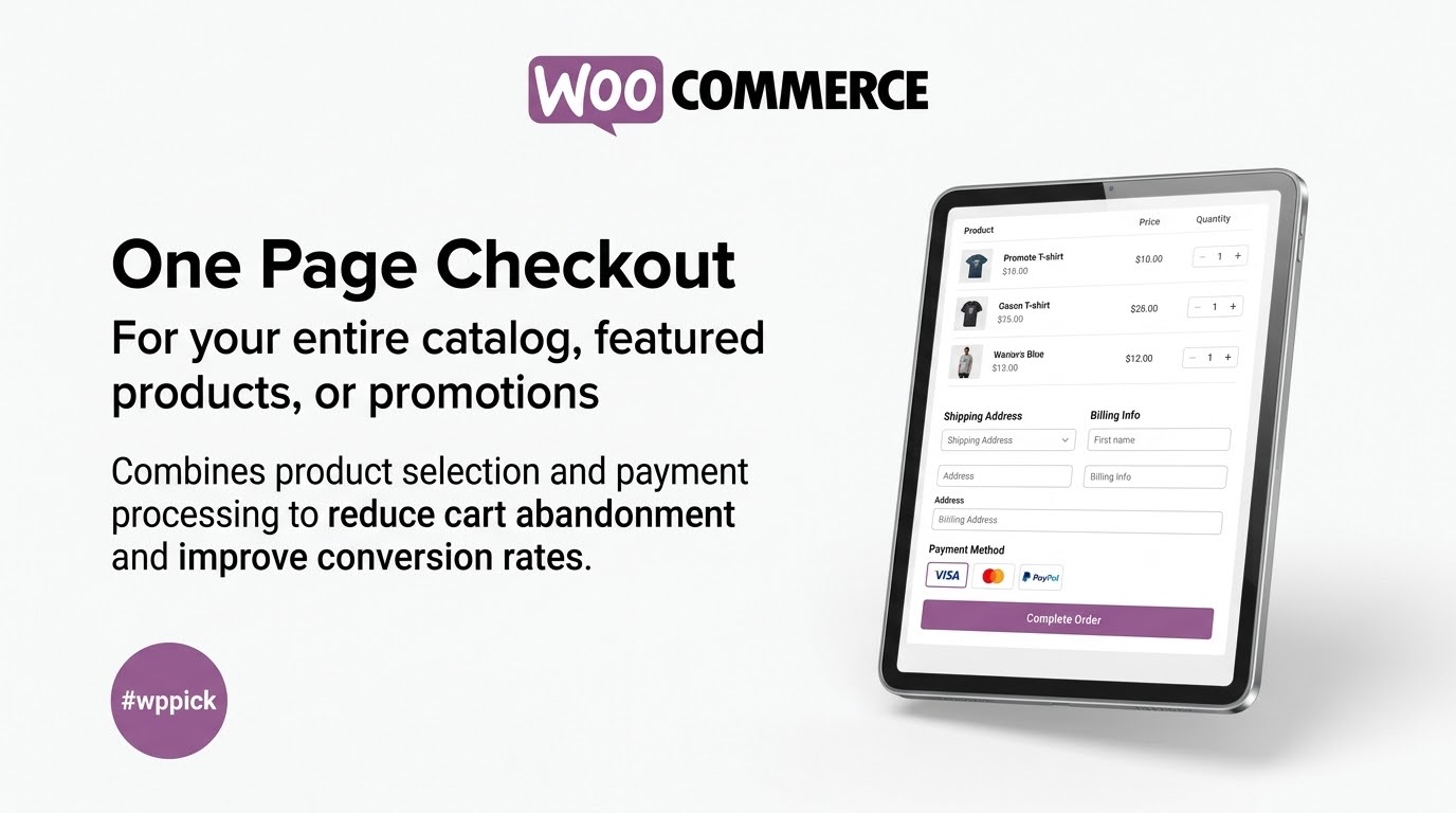 One Page Checkout For WooCommerce one page checkout for woocommerce feature - One Page Checkout For WooCommerce
