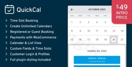 quickcal plugin - Quickcal v1.0.16