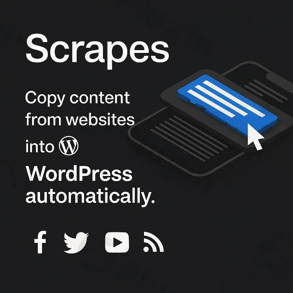 Wordpress Pick 5 scrapes plugin logo - Wordpress Pick