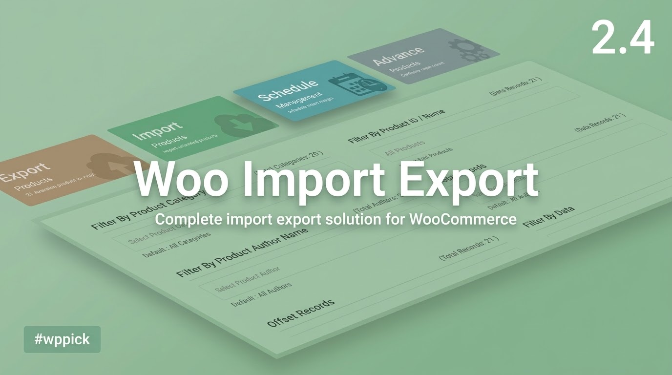 Woo Import Export woo import export feature - Woo Import Export