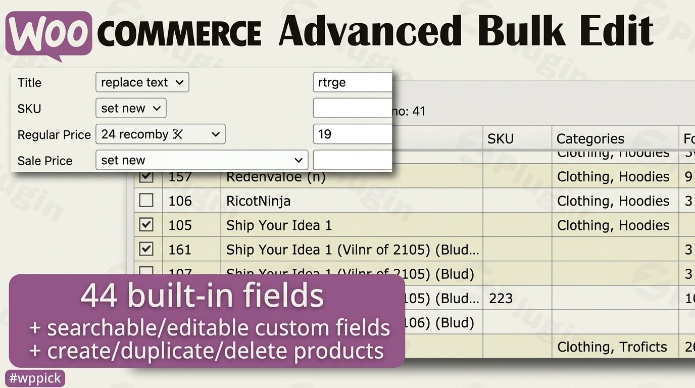 woocommerce advanced bulk edit feature - Download the Best WordPress Plugins in One Place​
