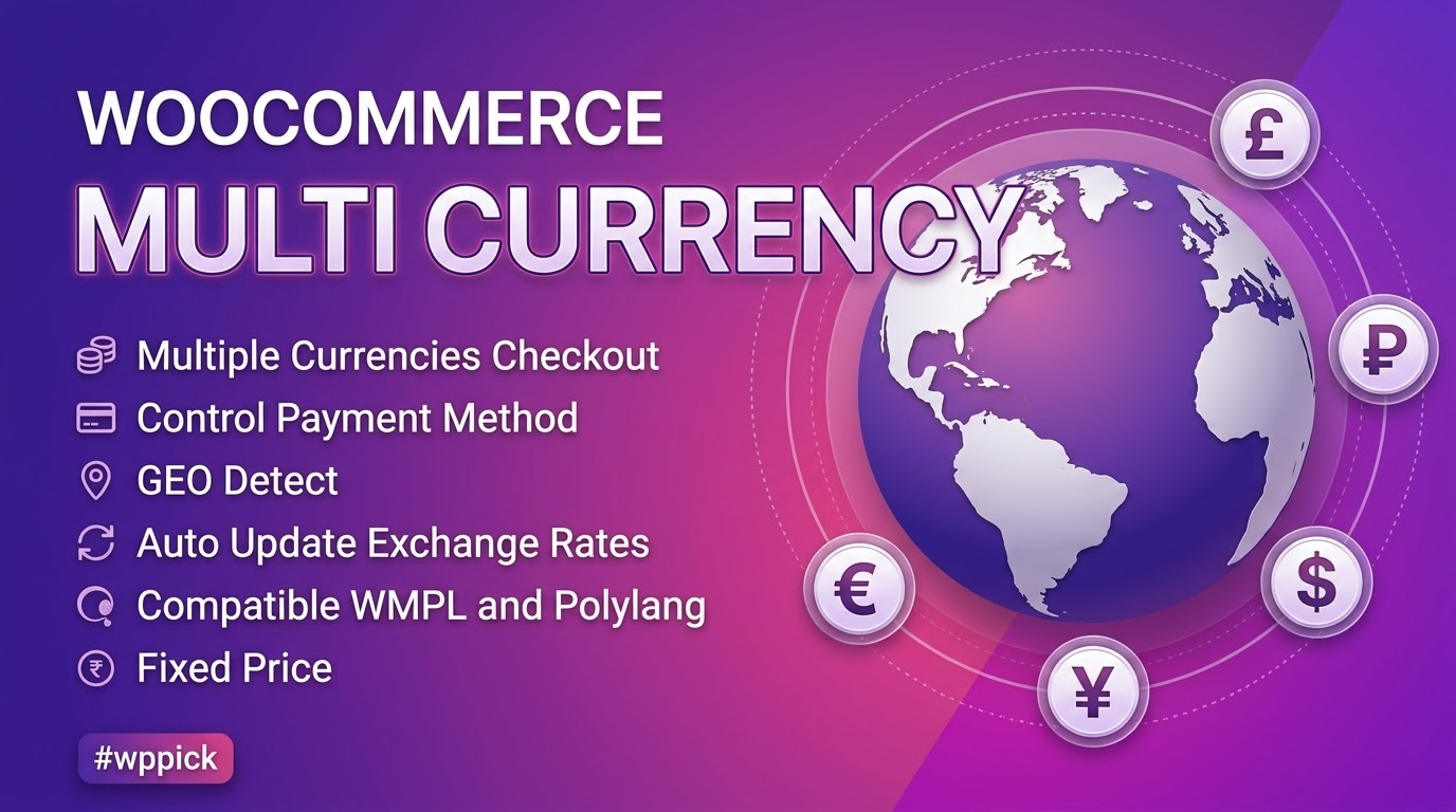woocommerce multi currency currency switcher feature 1 - Download the Best WordPress Plugins in One Place​
