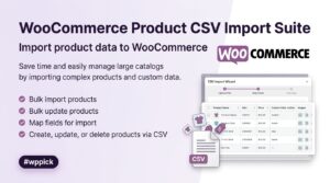 woocommerce product csv import suite feature - Downloads