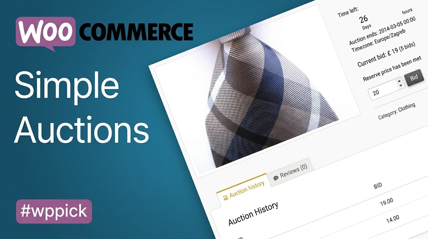 Woocommerce Simple Auctions – #1 WordPress Auctions woocommerce simple auctions 1 wordpress auctions feature - Woocommerce Simple Auctions - #1 Wordpress Auctions