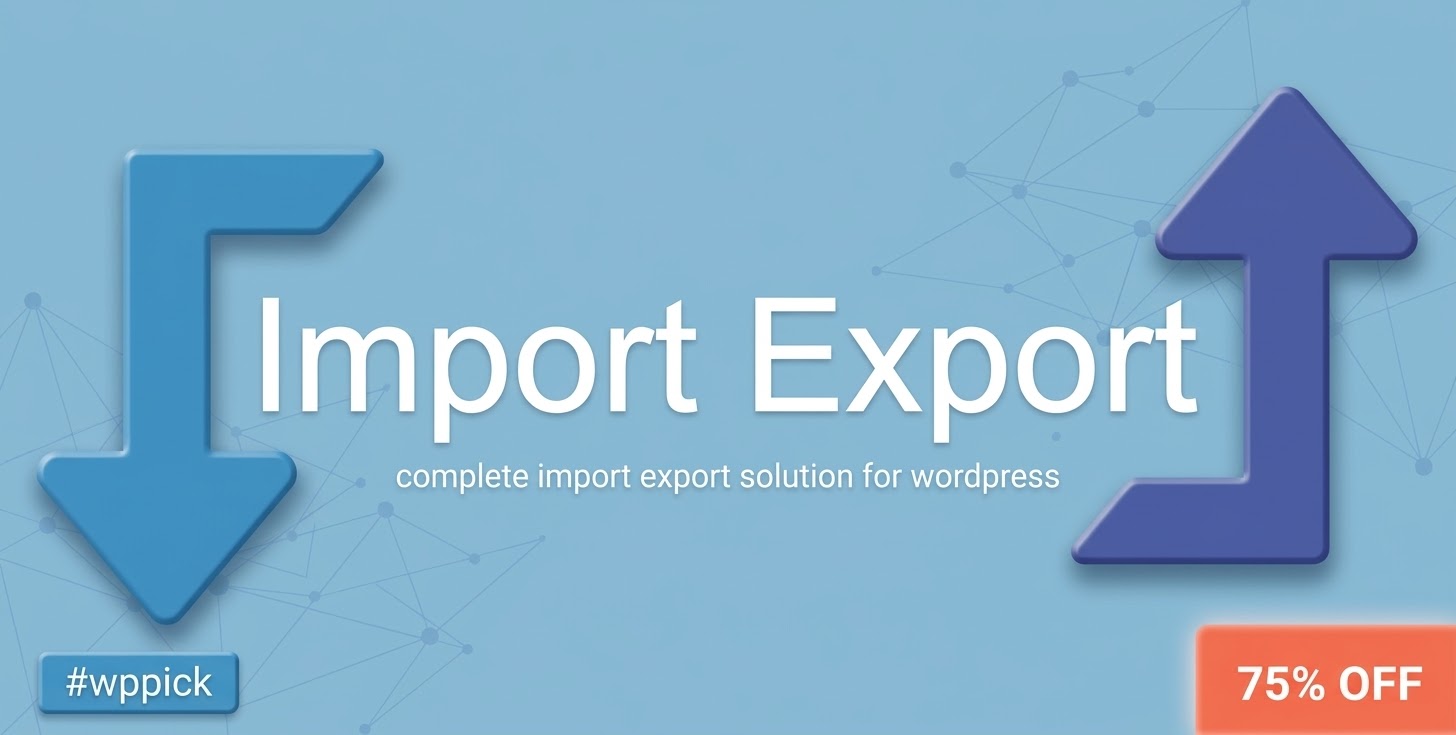 WP Import Export wp import export feature - WP Import Export