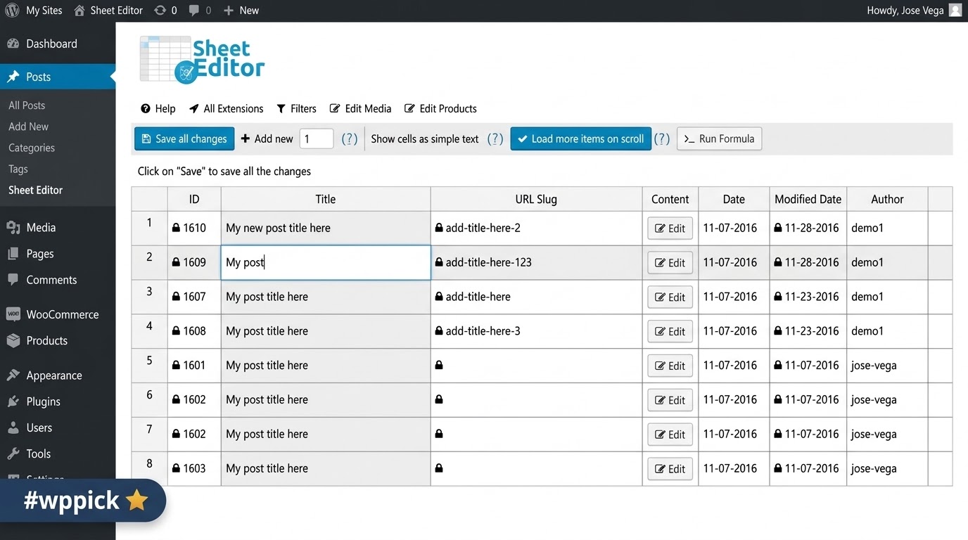 wp sheet editor pro premium feature - Download the Best WordPress Plugins in One Place​