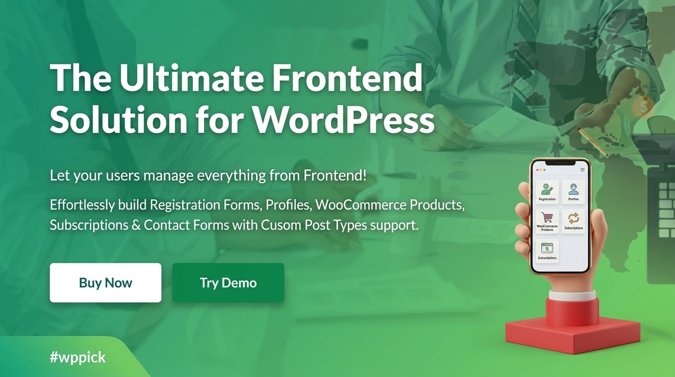 wp user frontend pro business ultimate frontend solution for wordpress feature 1 - Download the Best WordPress Plugins in One Place​
