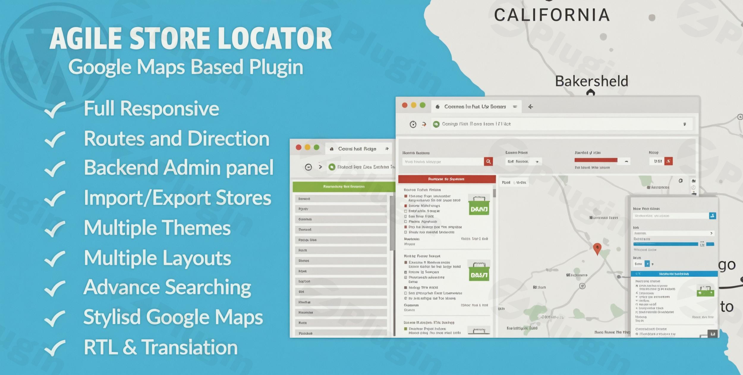 agile store locator google maps for wordpress plugin - Download the Best WordPress Plugins in One Place​