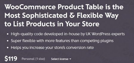 barn2 media woocommerce product table plugin - Barn2 Media Woocommerce Product Table
