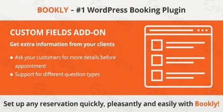 Bookly Custom Fields (add-on) bookly custom fields add plugin - Bookly Custom Fields (add-on)