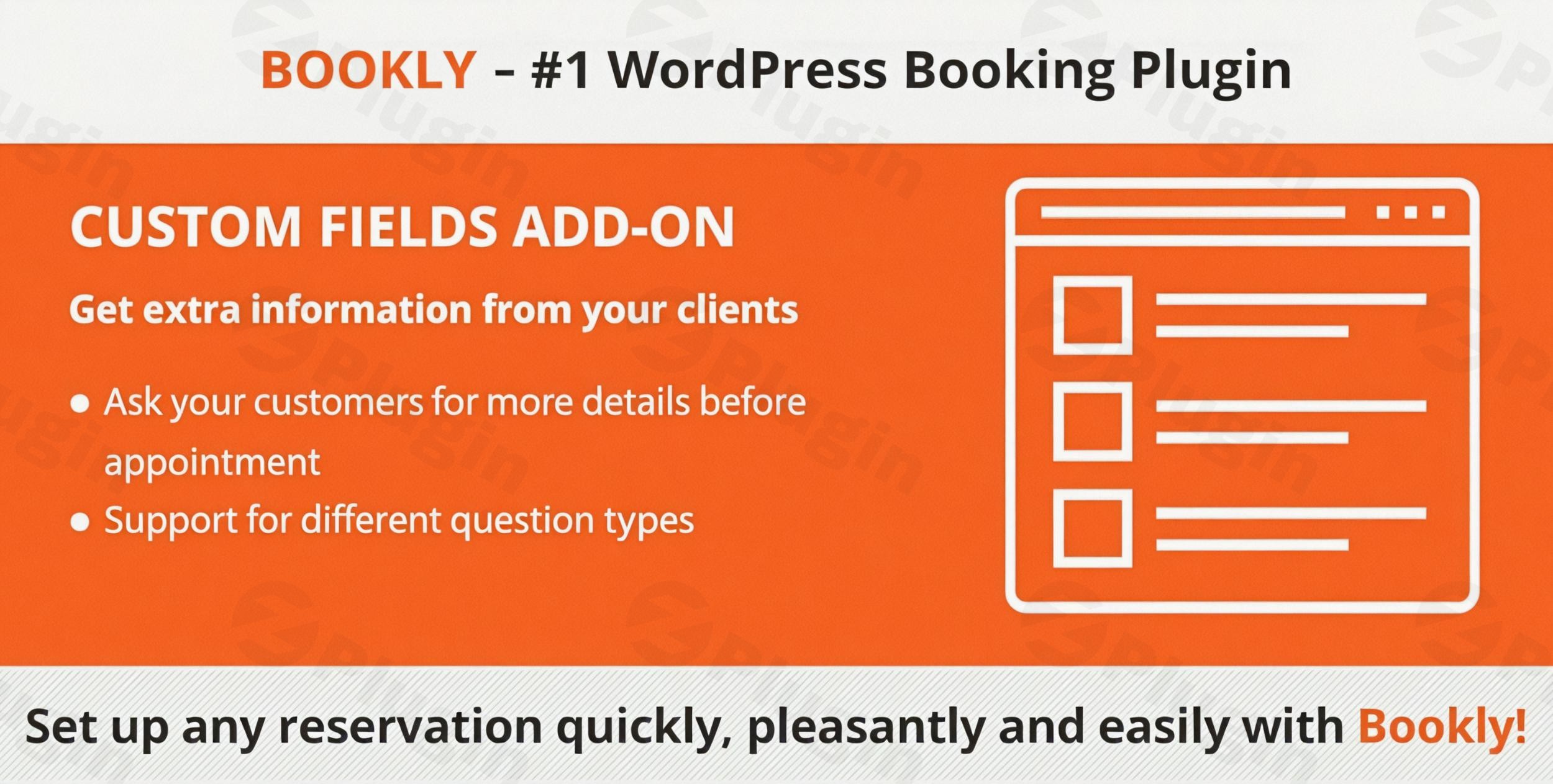 bookly custom fields add plugin - Download the Best WordPress Plugins in One Place​