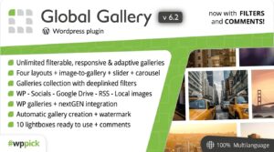 global gallery responsive gallery plugin for wordpress feature - Downloads