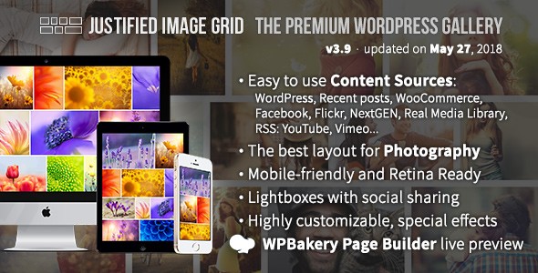 Wordpress Pick 6 justified image grid plugin logo - Wordpress Pick