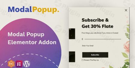 modal popup box elementor addon plugin - Modal Popup Box Elementor Addon v1.0.1