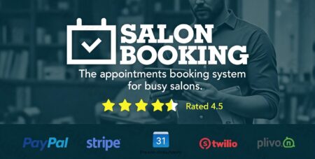 salon booking plugin - Salon Booking v10.20