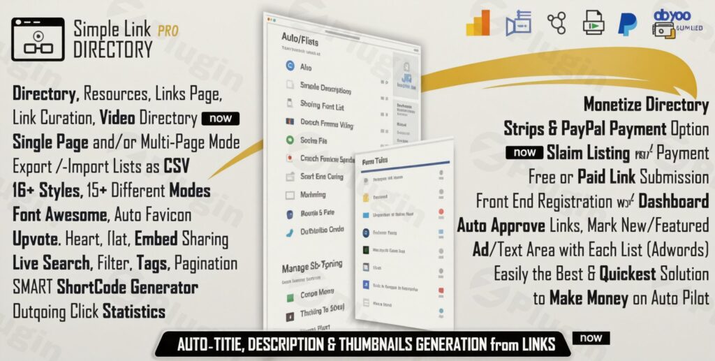 Download Simple Link Directory Pro - Wordpress Plugin