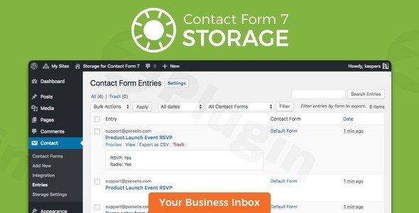 storage for contact form cf7 wordpress plugin plugin - Download the Best WordPress Plugins in One Place​