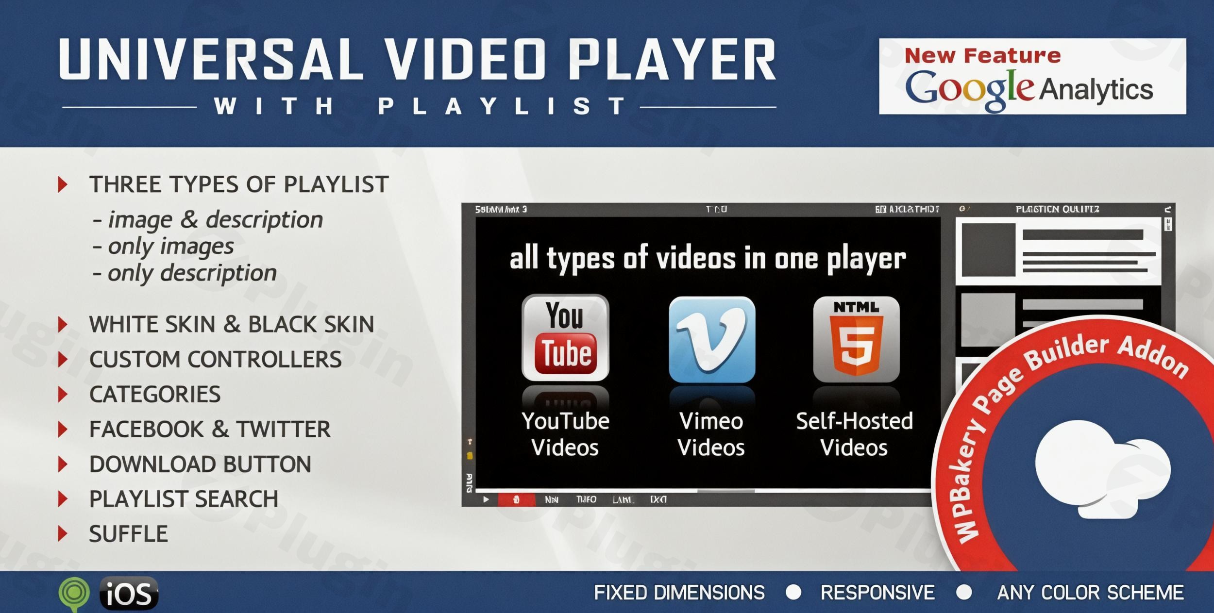 universal video player for wpbakery page builder plugin - Download the Best WordPress Plugins in One Place​