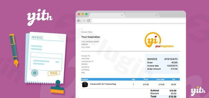 Wordpress Pick 8 yith woocommerce pdf invoice and shipping list plugin logo - Wordpress Pick