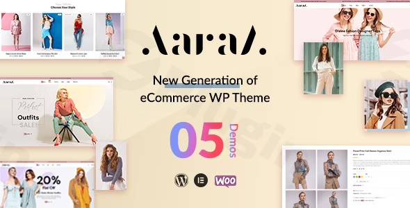 aaraa fashion shop wordpress theme plugin - Download WordPress Themes in One Place​