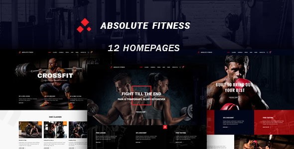 absolute fitness fitness multipurpose wordpress theme plugin - Download WordPress Themes in One Place​