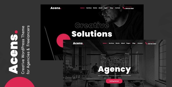 acens creative agencies wordpress theme plugin - Download WordPress Themes in One Place​