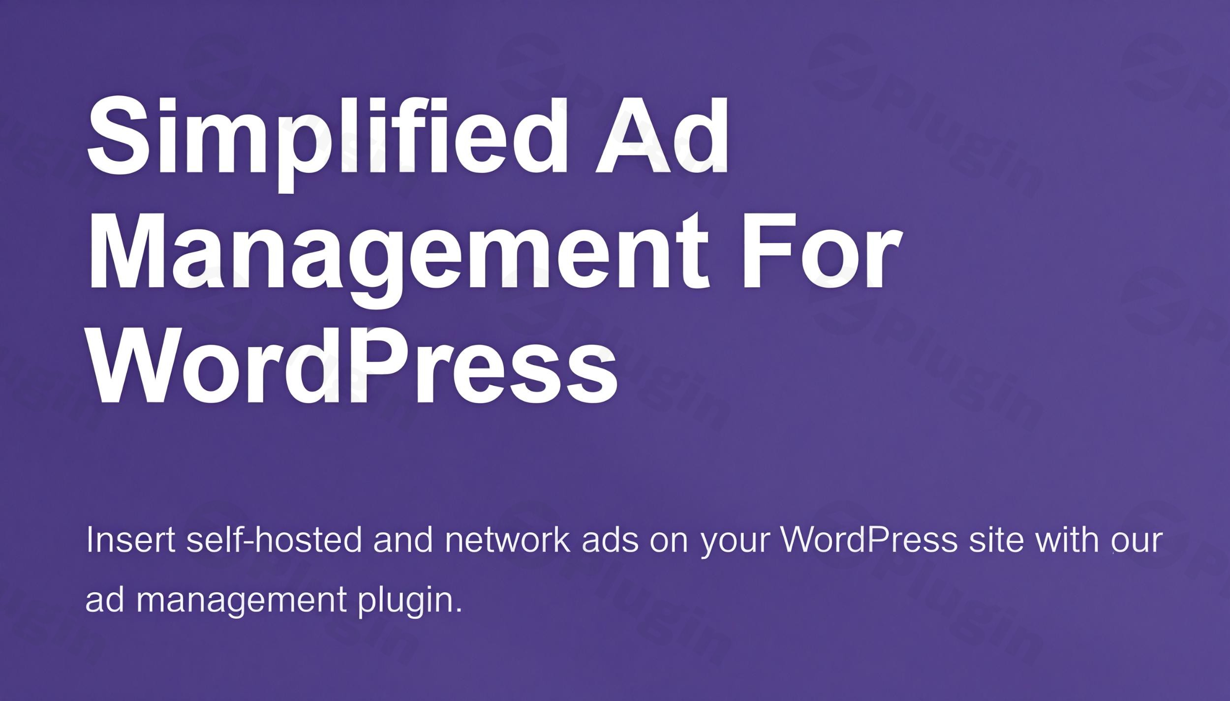 adsanity plugin - Download the Best WordPress Plugins in One Place​