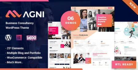 agni consulting business wordpress theme plugin - Agni - Consulting Business Wordpress Theme