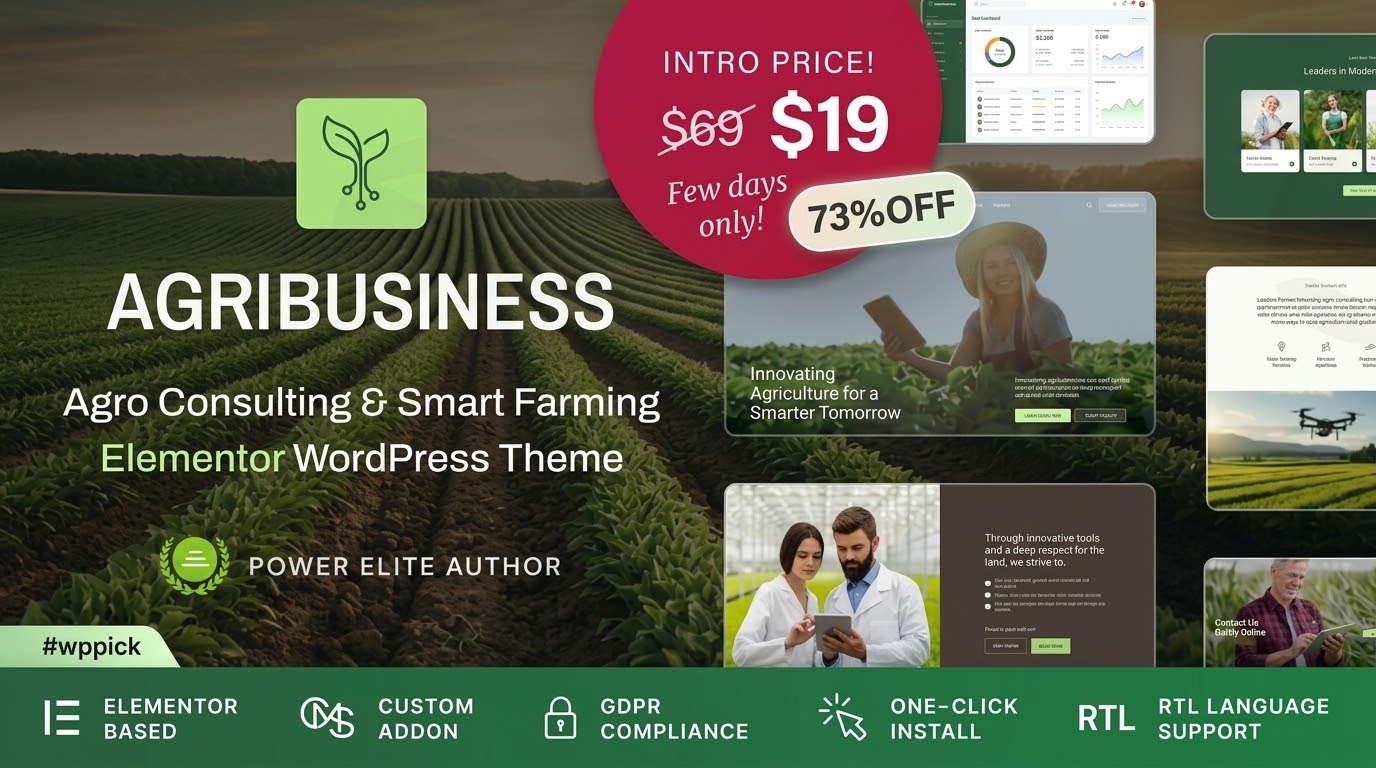 agribusiness agriculture business consulting wordpress theme feature - Download WordPress Themes in One Place​