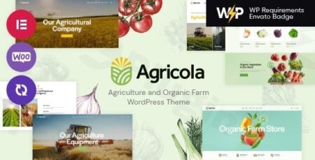 agricola agriculture and organic farm wordpress theme plugin - Agricola - Agriculture And Organic Farm Wordpress Theme