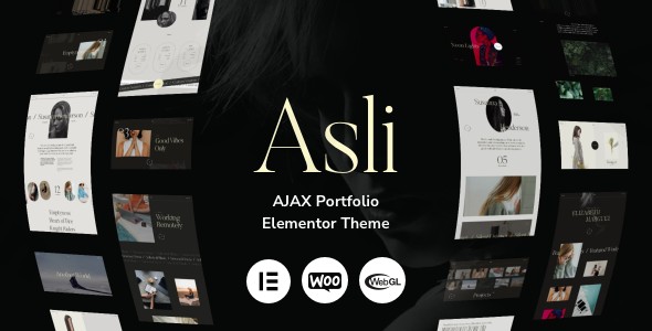 asli ajax portfolio elementor wordpress theme plugin - Download WordPress Themes in One Place​