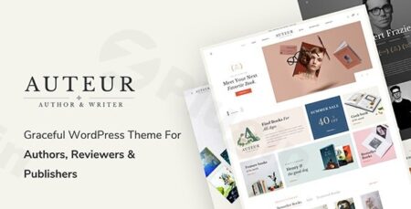 auteur wordpress theme for authors and publishers plugin - Auteur - Wordpress Theme For Authors And Publishers