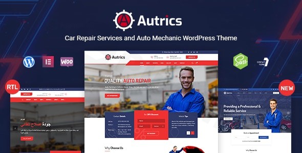 autrics car services and auto mechanic wordpress theme plugin - Download WordPress Themes in One Place​