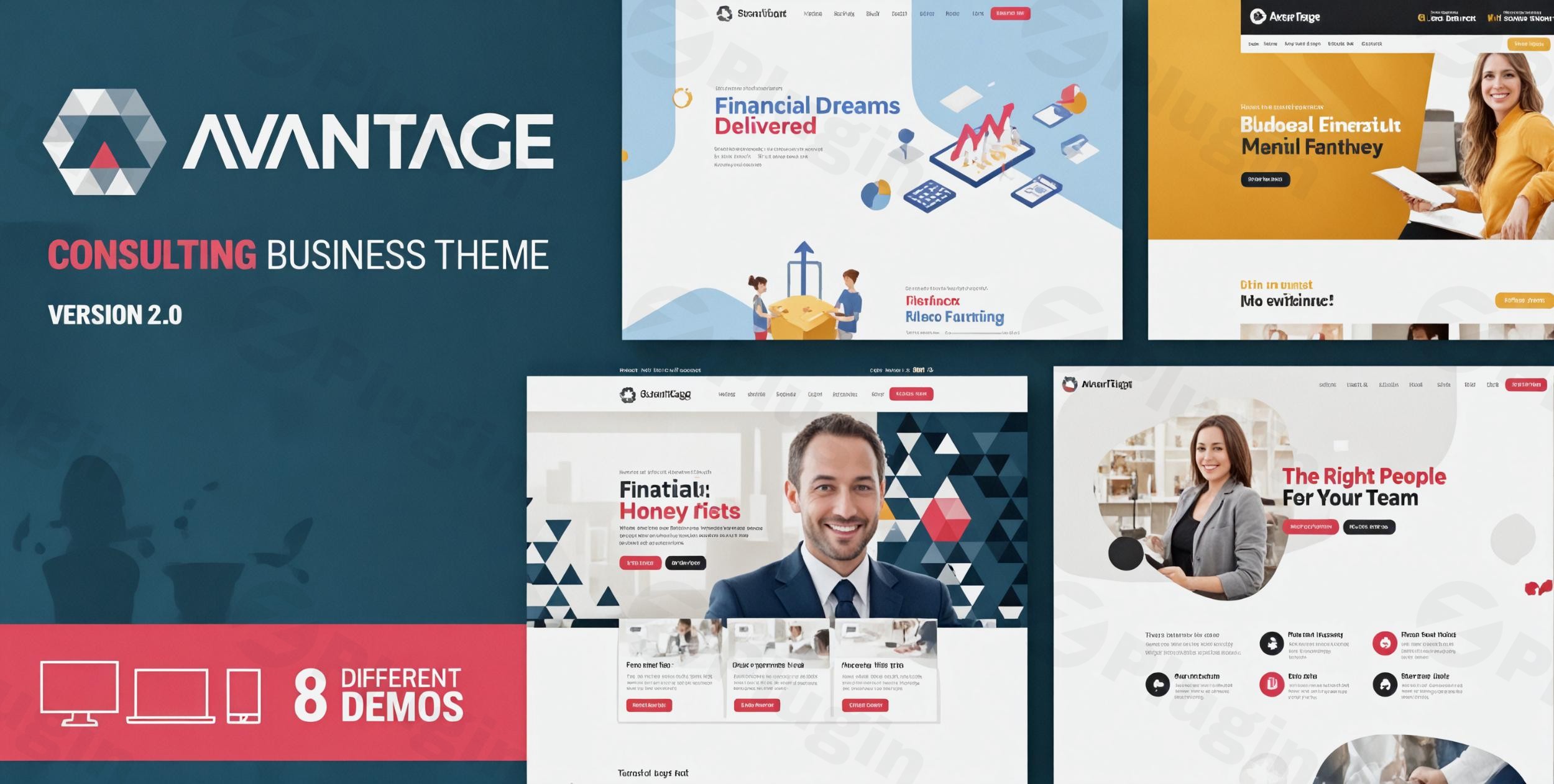 avantage business consulting wordpress theme plugin - Download WordPress Themes in One Place​