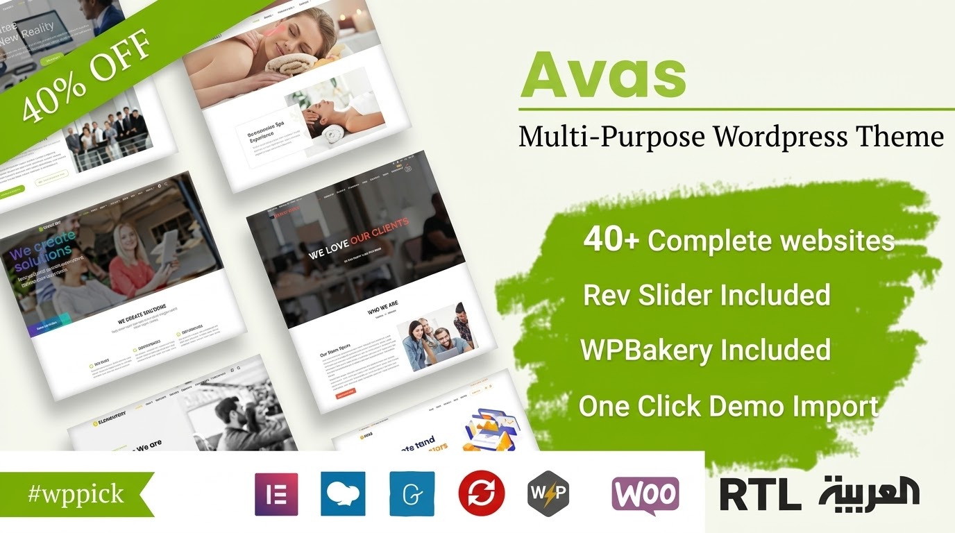 avas elementor wordpress theme feature - Download WordPress Themes in One Place​