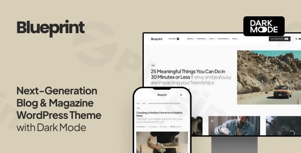 blueprint next generation blog magazine theme plugin - Download WordPress Themes in One Place​