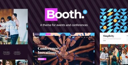 booth event and conference theme plugin - Booth - Event And Conference Theme