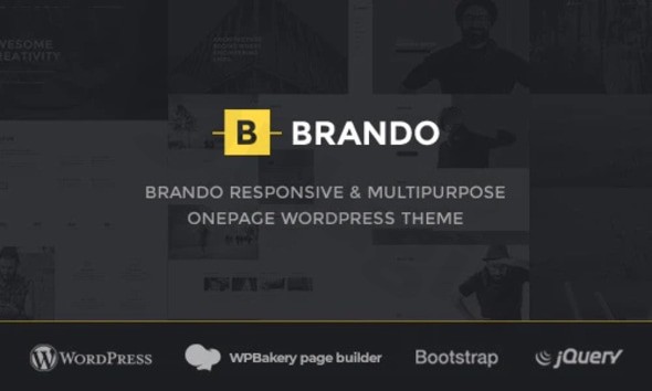 brando responsive and multipurpose onepage wordpress theme plugin - Download WordPress Themes in One Place​
