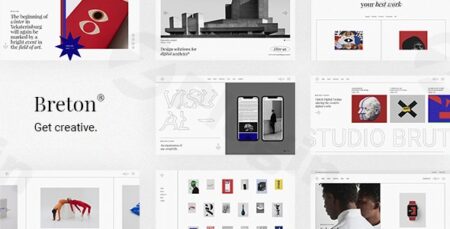 breton creative agency wordpress theme plugin - Breton - Creative Agency Wordpress Theme