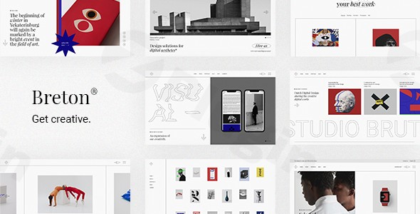 breton creative agency wordpress theme plugin - Download WordPress Themes in One Place​