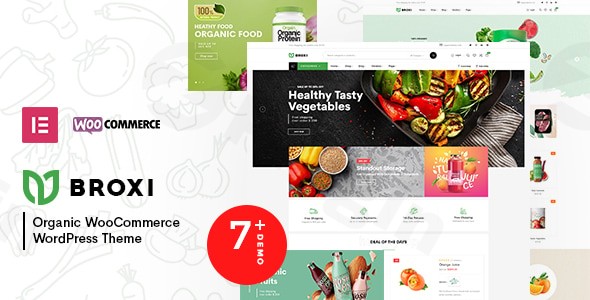 broxi organic food woocommerce wordpress theme plugin - Download WordPress Themes in One Place​