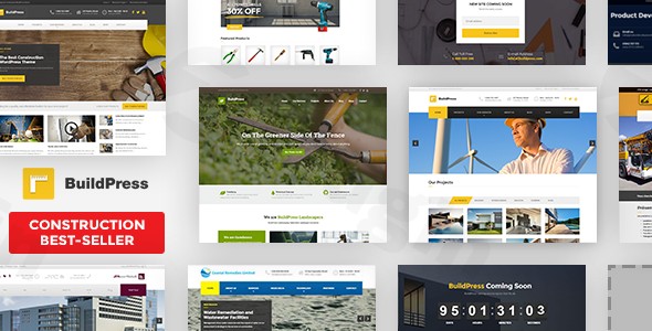 buildpress multi purpose construction and landscape wp theme plugin - Download WordPress Themes in One Place​